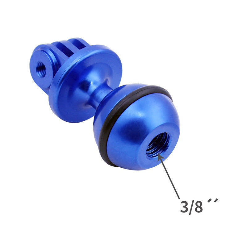 CNC Aluminum Alloy Accessories PTZ Bracket Diving Photography Ball Head Rotating Base