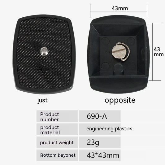 Tripod Universal Quick Shoe Photography Accessories