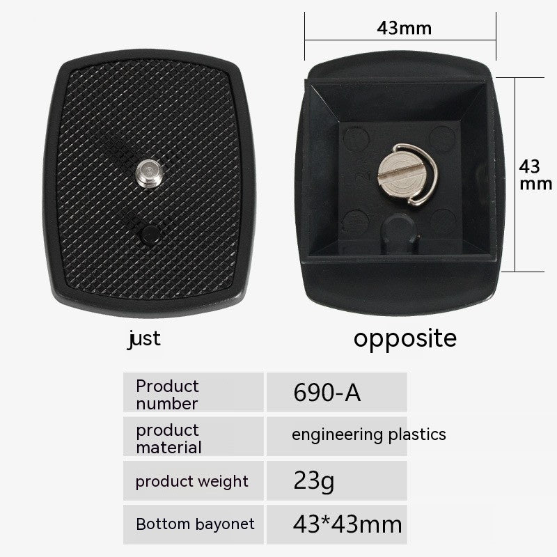 Tripod Universal Quick Shoe Photography Accessories