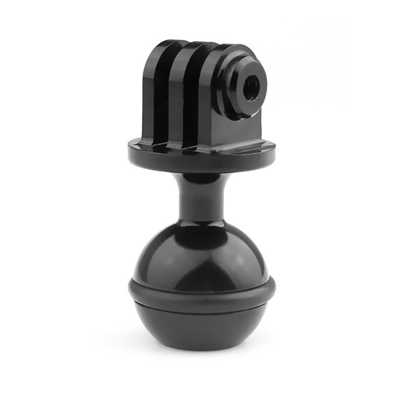 CNC Aluminum Alloy Accessories PTZ Bracket Diving Photography Ball Head Rotating Base