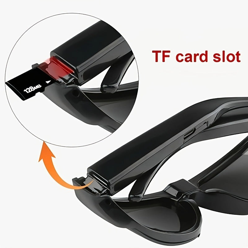 1080p HD Camera Glasses Outdoor Shooting