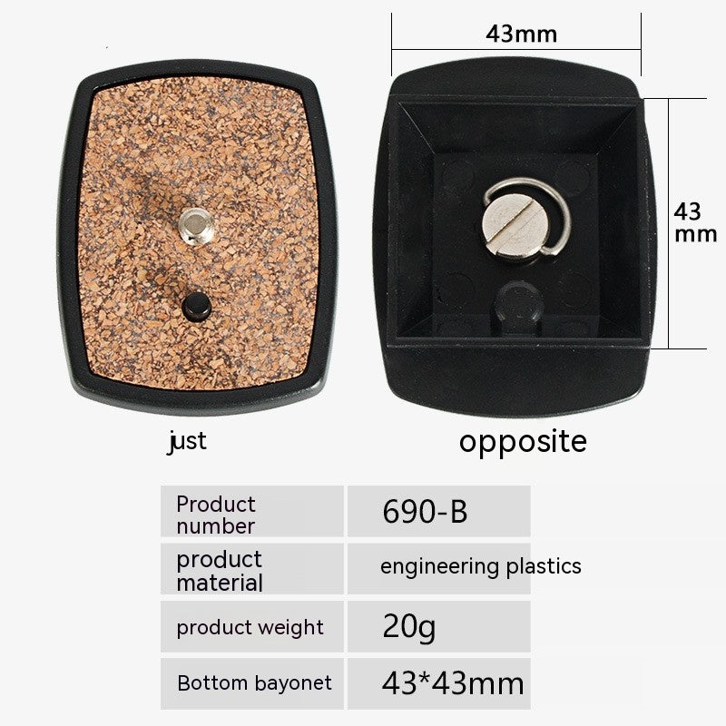 Tripod Universal Quick Shoe Photography Accessories