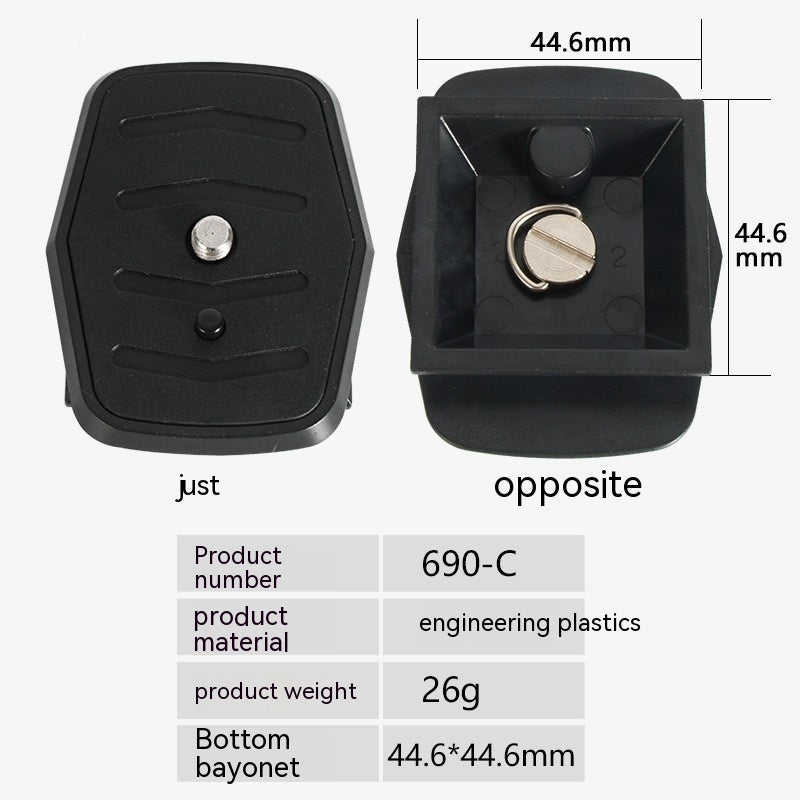 Tripod Universal Quick Shoe Photography Accessories