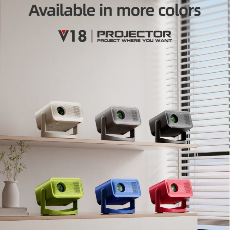V18 Projector Android HD Wireless Same Screen Home